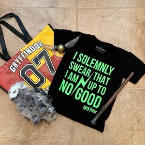Harry Potter Black Shirt: Up to No Good